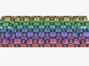 bar of brown chocolate 05 Model 3D