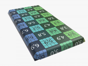 chocolate bar wrapped 3Dモデル