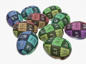 Zawijane czekoladowe jajka Model 3D