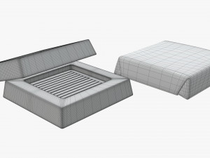 chocolate small with wrapper 3D Model