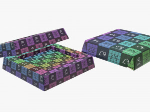 chocolate small with wrapper 3D Model
