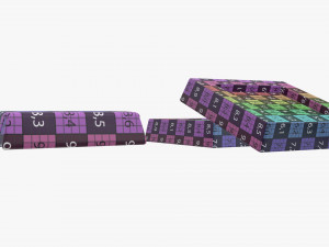 chocolate small with wrapper 3D Model