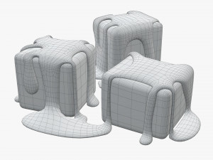 candy and caramel 3D Модель