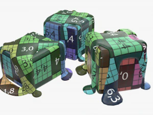 cukierki i karmel Model 3D