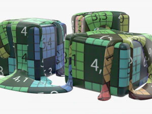 cukierki i karmel Model 3D