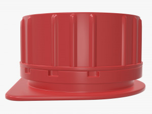 plastic cap for cardboard box packaging 3D 模型