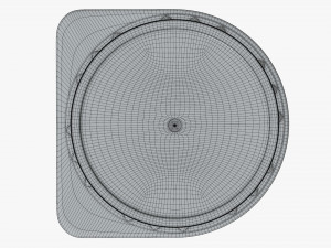 plastic cap for cardboard box packaging 3D 模型