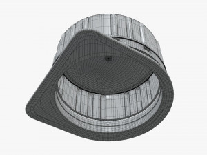 plastic cap for cardboard box packaging 3D 模型