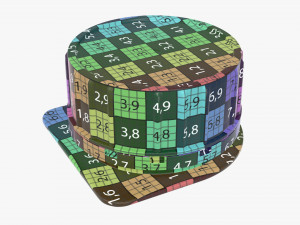 plastic cap for cardboard box packaging 3D 模型
