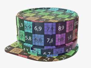 plastic cap for cardboard box packaging 3D 模型