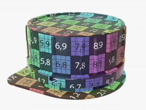 plastic cap for cardboard box packaging 3D Model