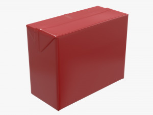 cardboard pack medium 3Dモデル