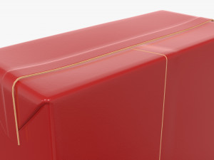 cardboard pack medium 3D Model