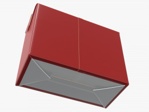 cardboard pack medium 3D Model