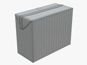 cardboard pack medium 3D Model