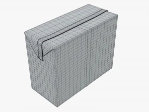 cardboard pack medium 3D Model