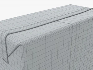 cardboard pack medium 3D Model