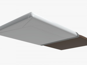 chocolate bar brown with wrapper opened 01 3D Model