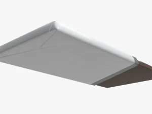 chocolate bar brown with wrapper opened 02 3D Model
