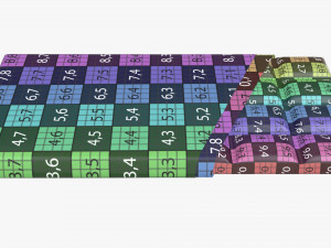 chocolate bar brown with wrapper opened 02 3D Модель