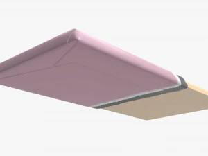 chocolate bar brown with wrapper opened 03 3D Model