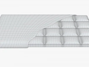chocolate bar brown with wrapper opened 04 3D Model