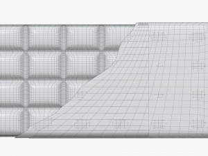 chocolate bar brown with wrapper opened 04 Modelo 3D
