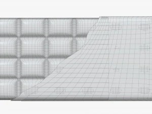 chocolate bar brown with wrapper opened 04 3D Model