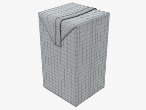 juice cardboard pack packaging 500ml 3D Model