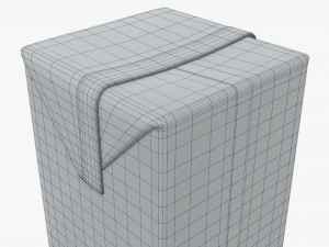 juice cardboard pack packaging 500ml 3D Model