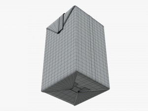 juice cardboard pack packaging 500ml 3D Model