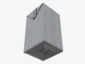 juice cardboard pack packaging 500ml 3D Model