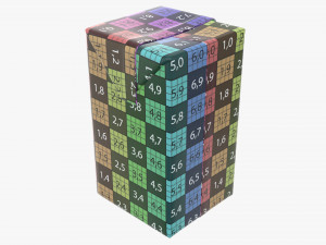 juice cardboard pack packaging 500ml 3D Model