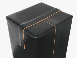 juice cardboard pack packaging 1000ml 3D Model