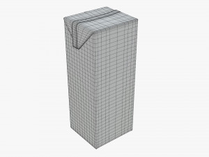 juice cardboard pack packaging 1000ml Modelo 3D