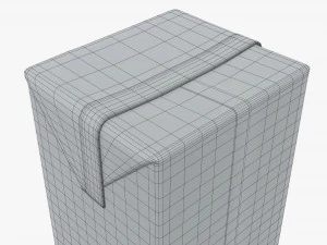 juice cardboard pack packaging 1000ml 3D Model