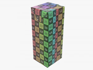 juice cardboard pack packaging 1000ml 3D Model