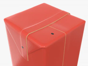 juice cardboard pack packaging 1000ml slim 3D Model