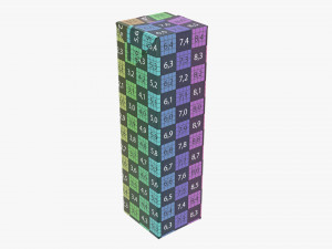 juice cardboard pack packaging 1000ml slim Modello 3D