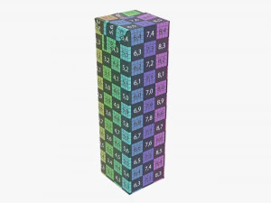 juice cardboard pack packaging 1000ml slim 3D Model