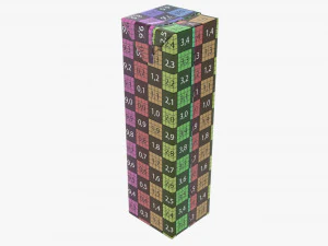 juice cardboard pack packaging 1000ml slim 3D Model