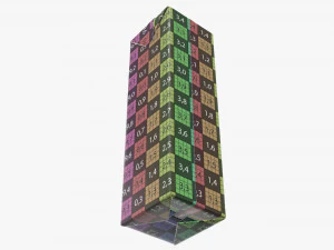 juice cardboard pack packaging 1000ml slim 3D Model
