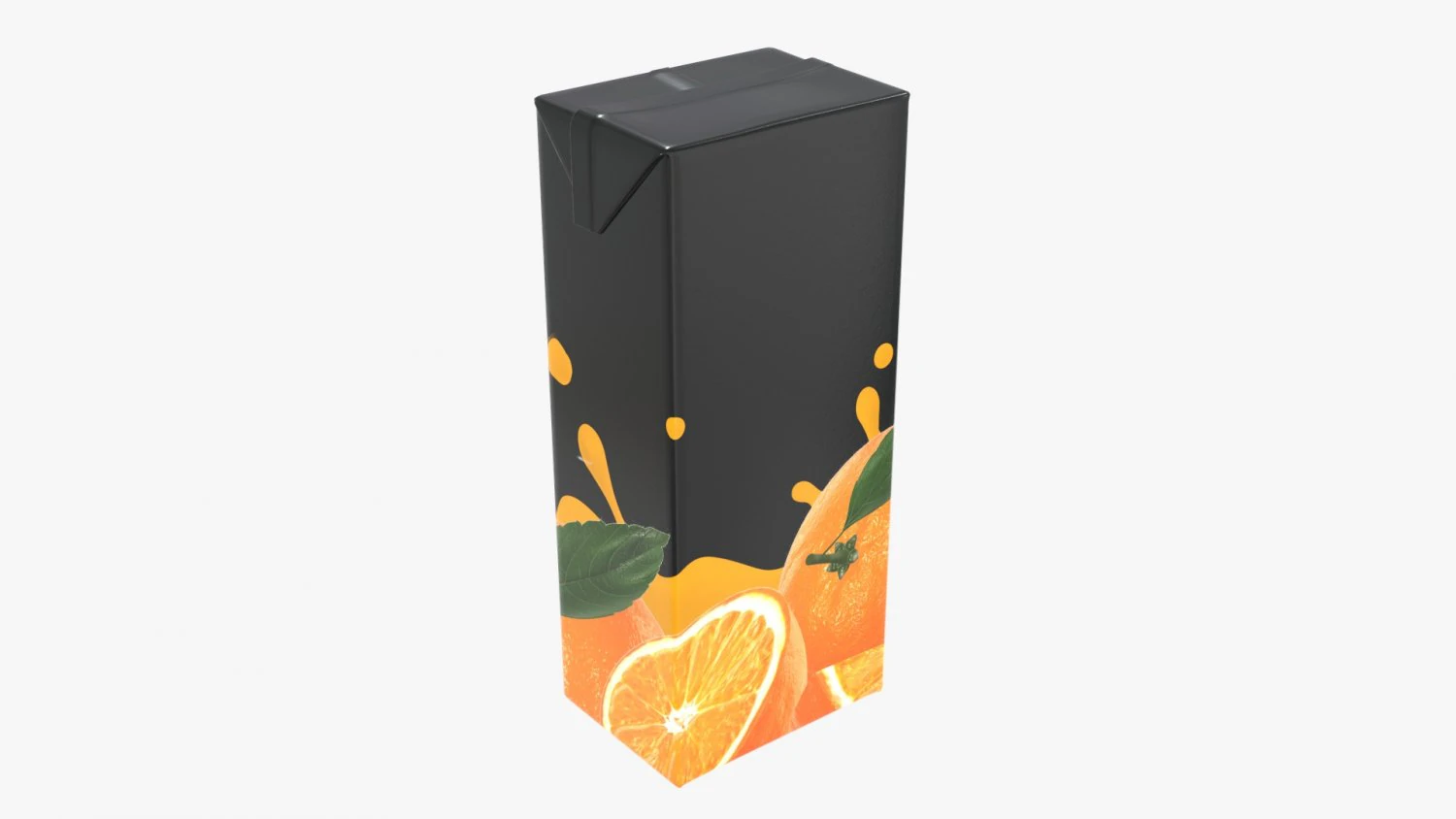 juice cardboard pack packaging 1500ml 3D Model .c4d .max .obj .3ds .fbx .stl .blend