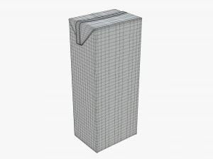 juice cardboard pack packaging 1500ml 3D Model