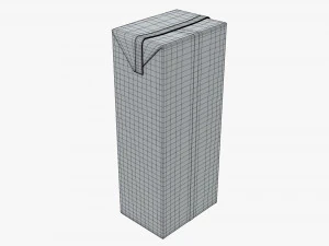 juice cardboard pack packaging 1500ml 3D Model