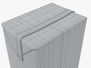 juice cardboard pack packaging 1500ml 3D Model