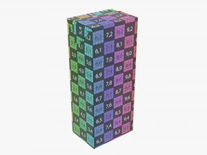 juice cardboard pack packaging 1500ml 3D Model