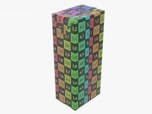 juice cardboard pack packaging 1500ml 3D Model