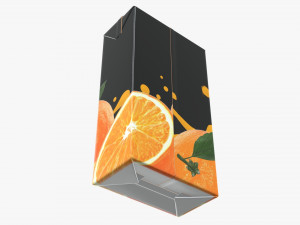 juice cardboard pack packaging 2000ml 3D Модель
