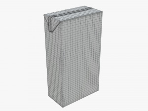 juice cardboard pack packaging 2000ml 3D Модель